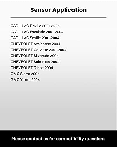 Moresensor Signature Series 315Mhz Tpms Tire Pressure Sensor 4-Pack | Preprogrammed For Select 40+ American Brand Models | Replacement For 15136883 | Clamp-In | Nx-S022-4 #TOP4