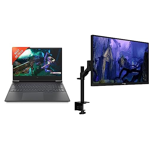Image of HP Victus Gaming AMD Ryzen 5-5600H Processor 16.1 inch(40.9 cm) FHD Gaming Laptop & HyperX Armada 27 QHD Gaming Monitor (64V70AA#ACJ)