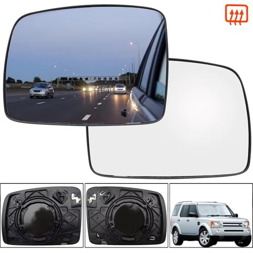 Miroir convexe Land Rover Discovery 3 dégivrant rétroviseur gauche - 2