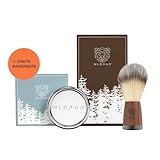 🐻 PERFEKTES RASURERGEBNIS: Unser WLDOHO Rasierpinsel mit Sandelholzgriff ist die optimale Ergänzung / Set zu unserem Rasierhobel und sorgt für das beste Rasur Erlebnis, dass du je hattest. Er sorgt für ein ultra glattes Rasurergebnis für Männer und Frauen.