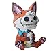 SUMMIT COLLECTION Furrybones Fen Signature Skeleton in Fox Costume Holding a Chicken