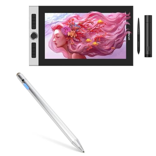 Image of BoxWave Stylus Pen Compatible with XP-Pen Innovator 16 - AccuPoint Active Stylus, Electronic Stylus with Ultra Fine Tip - Metallic Silver