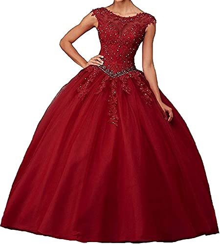 Image of QXMYOO Ball Gown Quinceanera Dresses Sweet 16 Prom Party Princess Dress for Teens