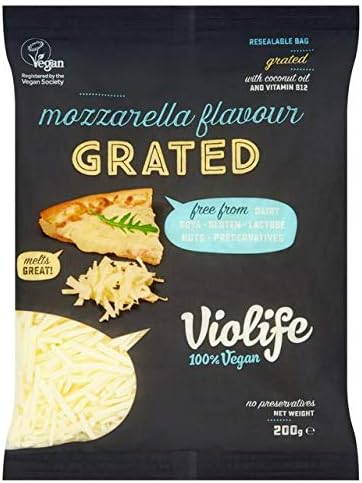 Violife Mozzarella Grated Non-Dairy Cheese Alternative 200g