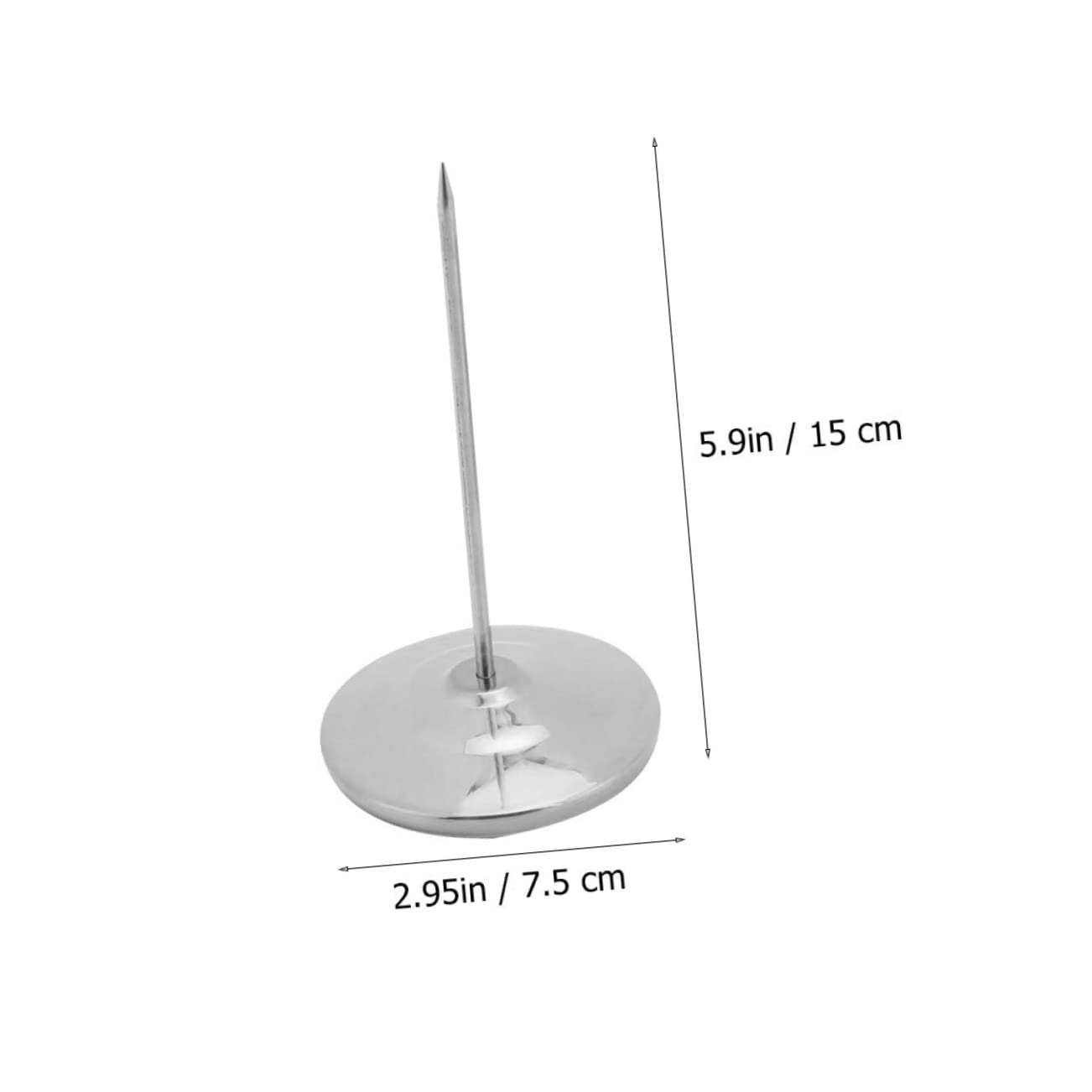 OFFSCH Stainless Steel Paper Menu Holder Receipt Holder Bill Counter Fork Restaurant Check Presenter