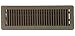 ACCORD ventilation products ABFRBR414 Floor Register with Louvered Design, 4-Inch x 14-Inch, Brown
