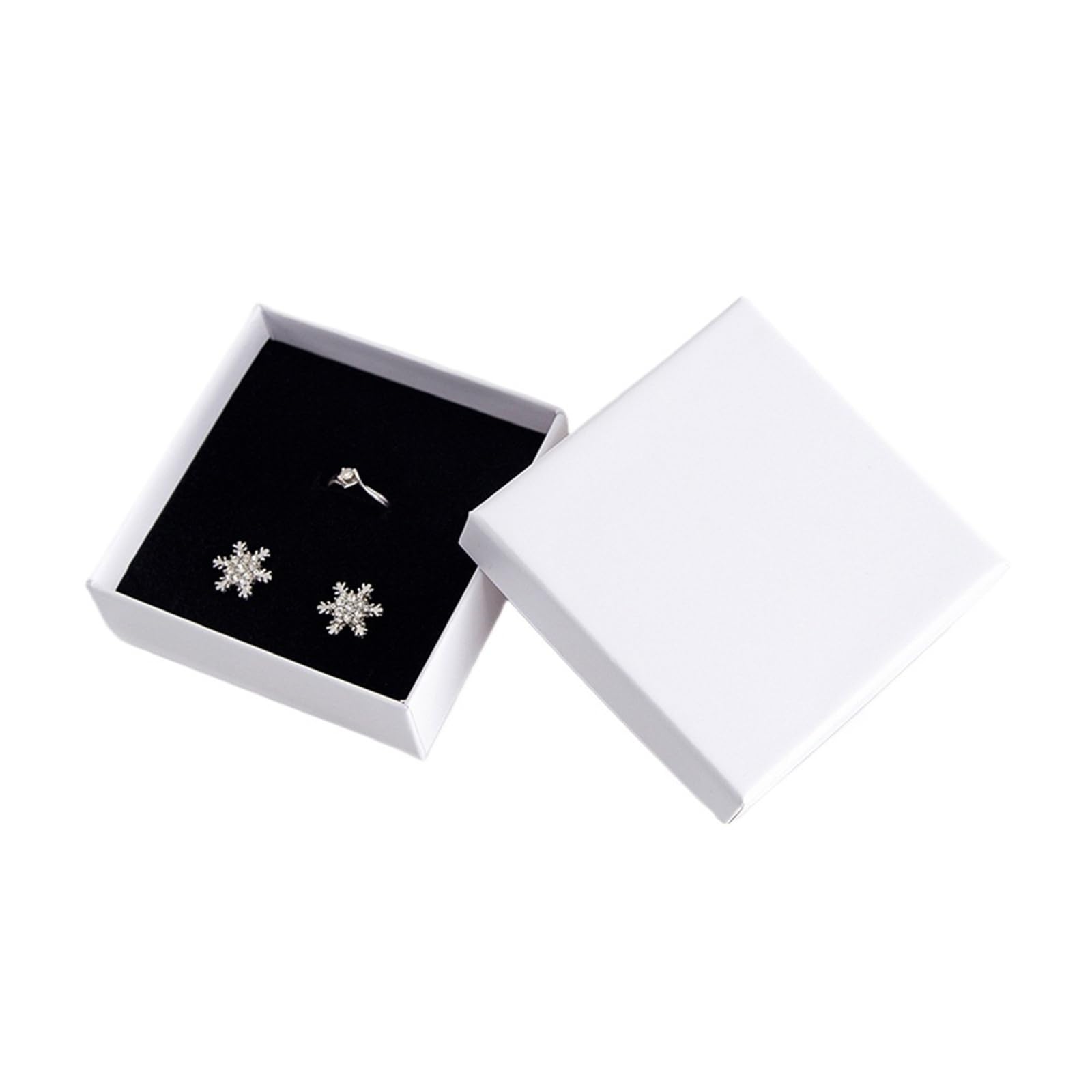 Cardboard Jewelry Box 10Pcs Jewelry Kraft Paper Box