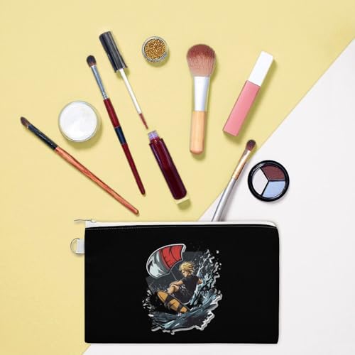 Kiteboard Kitesurf Kitesurfing Fashion Coin Purse Change Makeup Bag Canvas Pencil Pouch Travel - Thumbnail 6