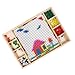 Uonlytech Gioco Educativo Puzzle Unghie Fungo Colorato per Creativo di Spilli Resistenti per Ragazzi e Ragazze Stimola Immaginazione e Riconoscimento Colori Regalo per Compleanni immagine