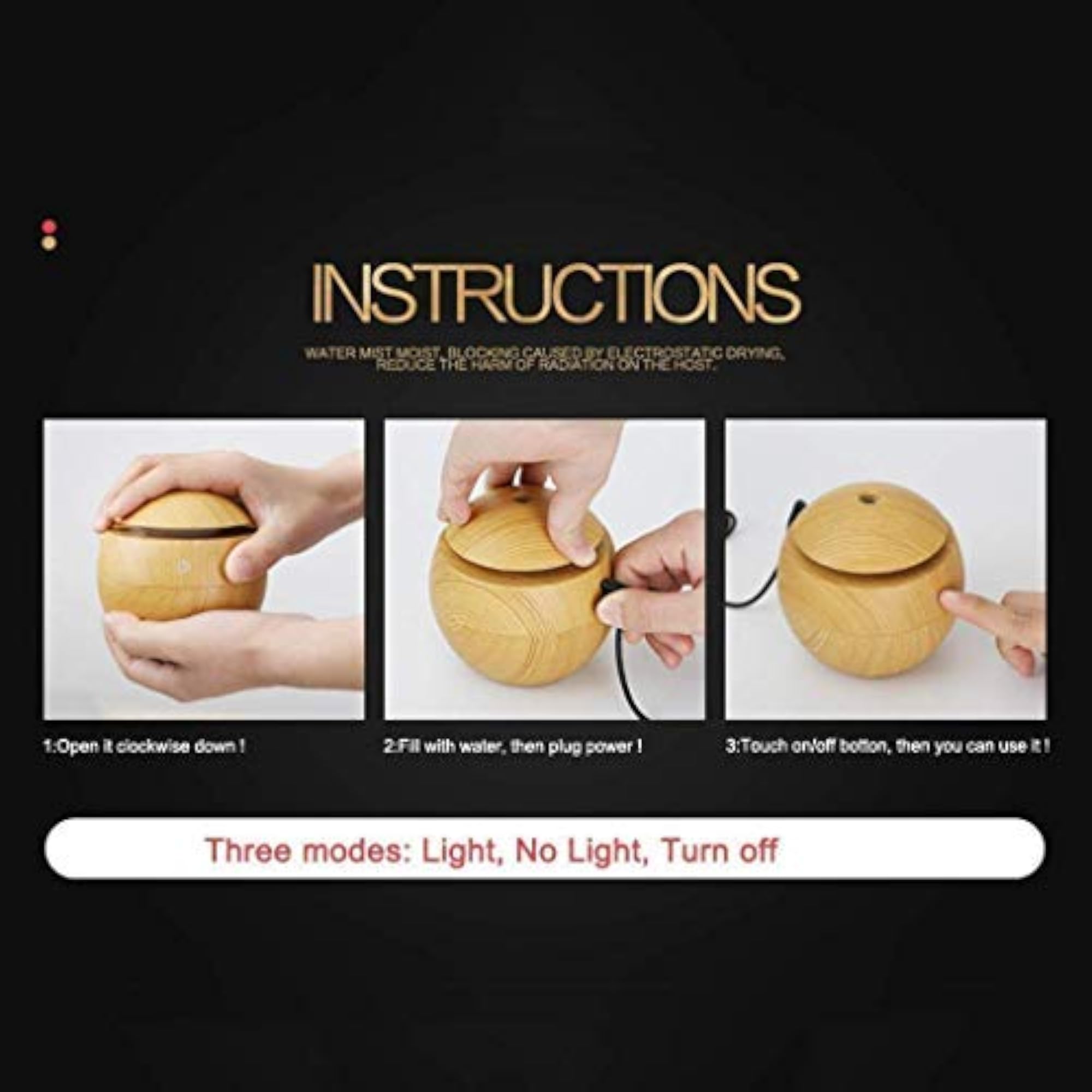 Ultrasonic Aroma Diffuser & Air Humidifier