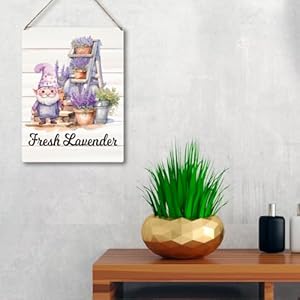 QIONGQI Spring and Summer Lavender Wood Sign, Spring and Summer Wall Décor Decorations Wall Art Decor For Home Yard Garden Porch Door, Spring and Summer Lavender Hanging Sign Gift QIONGQI Spring and Summer Lavender Wood Sign Spring and Summer Wall Decor Decorations Wall Art Decor For Home Yard Garden Porch Door Spring and Summer Lavender Hanging Sign Gift