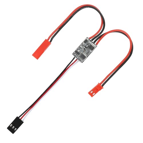 20A 3-30V RC Hochspannungs Ferngesteuert Elektronischer Schalter, PWM Kontrolle, RC Schalter Relais, Geeignet für Drohnen, Flugzeuge und Pumpen, Kompaktes Design LED-Anzeige