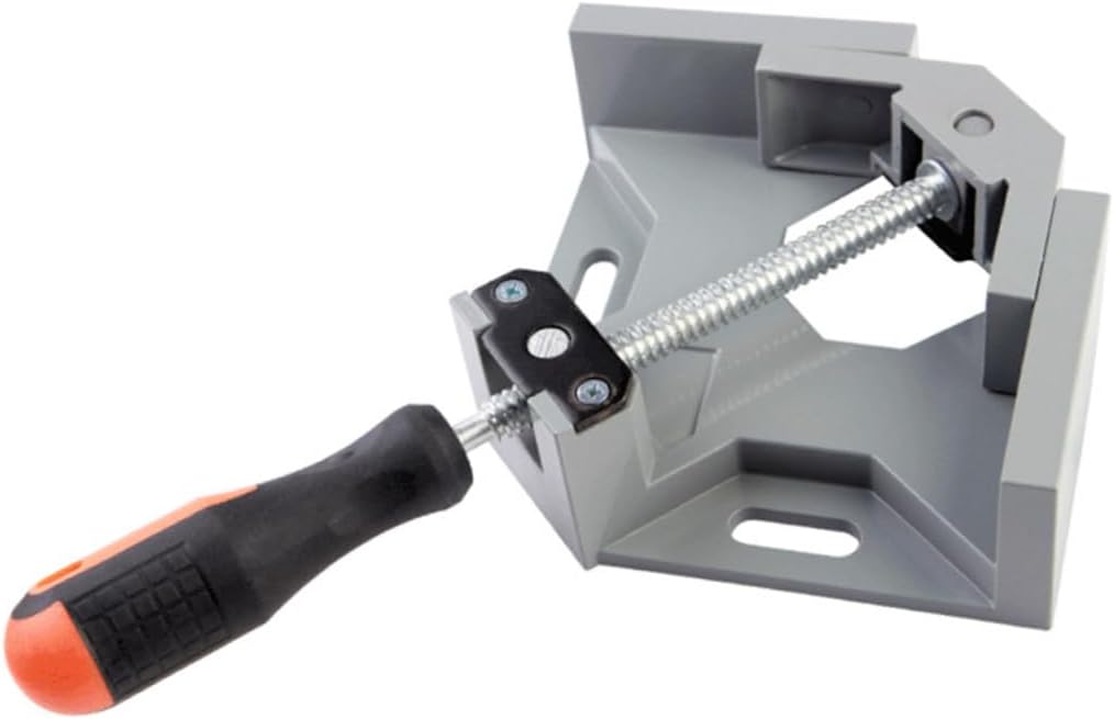 LIFKOME 1Pc Angle Clamp Multi Function Woodworking Tool with Head and Skid Handle for Precise Fixation and Positioning Home Projects Grey