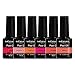 Produktbild PEEL OFF® Nagellack Set by Méanail® Paris  Semipermanenter Gellack UV/LED  Kollektion CANDY  Zum Entfernen einfach abziehen  Soak Off Nail Polish  Farben ROSA ORANGE KORALLE Vegan&Cruelty free