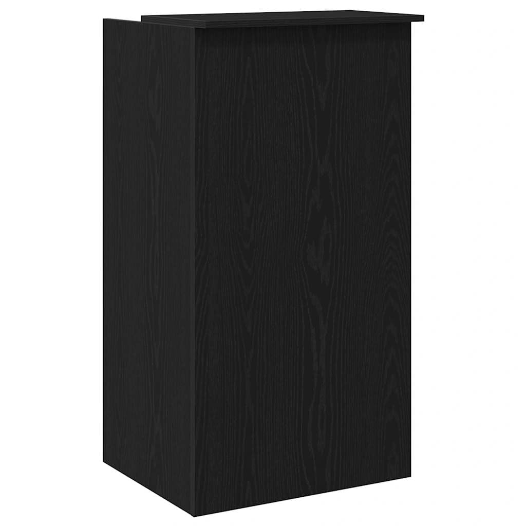 Generico Banco Reception Nero 55x50x103,5 cm in Legno Multistrato,Nero,27.4kg,859016