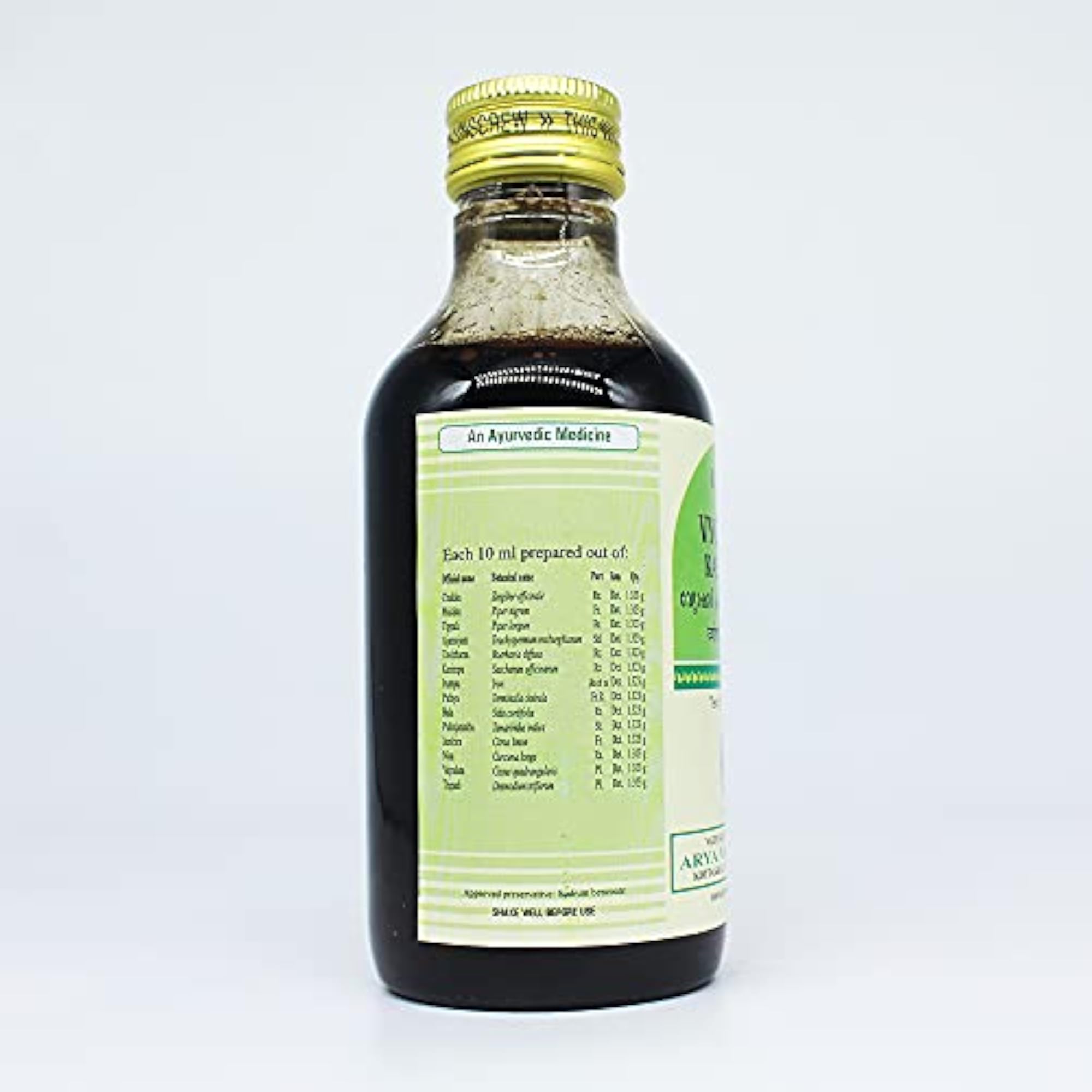 Vyoshadi Kashayam, Ayurvedic Herbal Tonic, 200ML Pack of 3