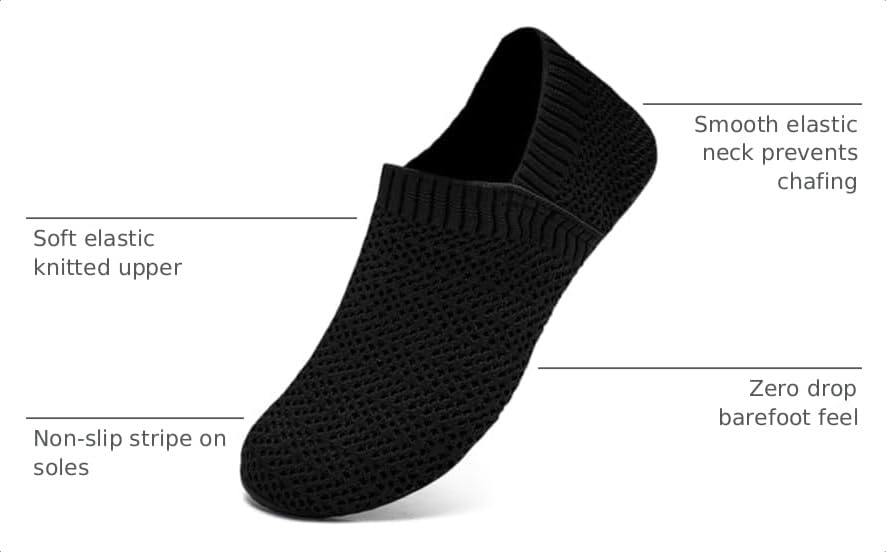 Image of WateLves Barefoot Water Shoes for Women Men Travel Slippers Socks House Shoes Quick-Dry Aqua Socks for Beach Swim Pilates Yoga Dancing Camping Must Haves