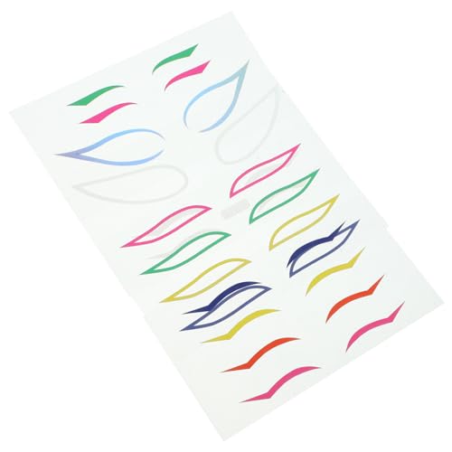 EPIGEIST 4 Juegos Delineador De Ojos Productos De Belleza Etiqueta Engomada De La Puesta En Escena Pegatina De Maquillaje Femenino Etiqueta Engomada Del Maquillaje De Ojos Vistoso Papel