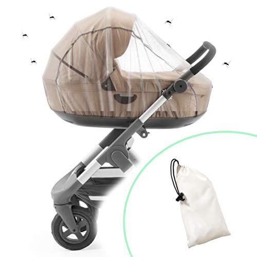 ECOLLY Universal Insektenschutz für Kinderwagen, Buggy & Babyschale,...