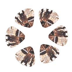 Ensemble de 12 médiators de guitare Brown Horses pour guitare acoustique, guitare électrique, contrebasse, ukulélé - Les Beatles, Paul McCartney, John Lennon, RIngo Starr, George Harrison Ensemble de 12 médiators de guitare Brown Horses pour guitare acoustique, guitare électrique, contrebasse, ukulélé – Image 2