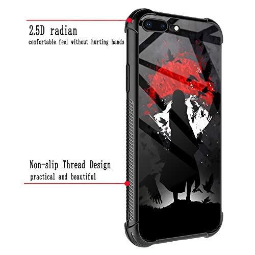 Tnxee For Iphone 8 Plus Case,Crow Ninja Iphone 7 Plus Cases For Boys Girls,Soft Tpu Anti-Skid Thread Frame + Four Corner Anti-Collision Protection Case For Iphone 7 Plus/8 Plus 5.5" #TOP4