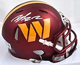 Brian Robinson Jr. Signed Washington Commanders Speed Mini Helmet-Beckett W Holo - Autographed College Mini Helmets
