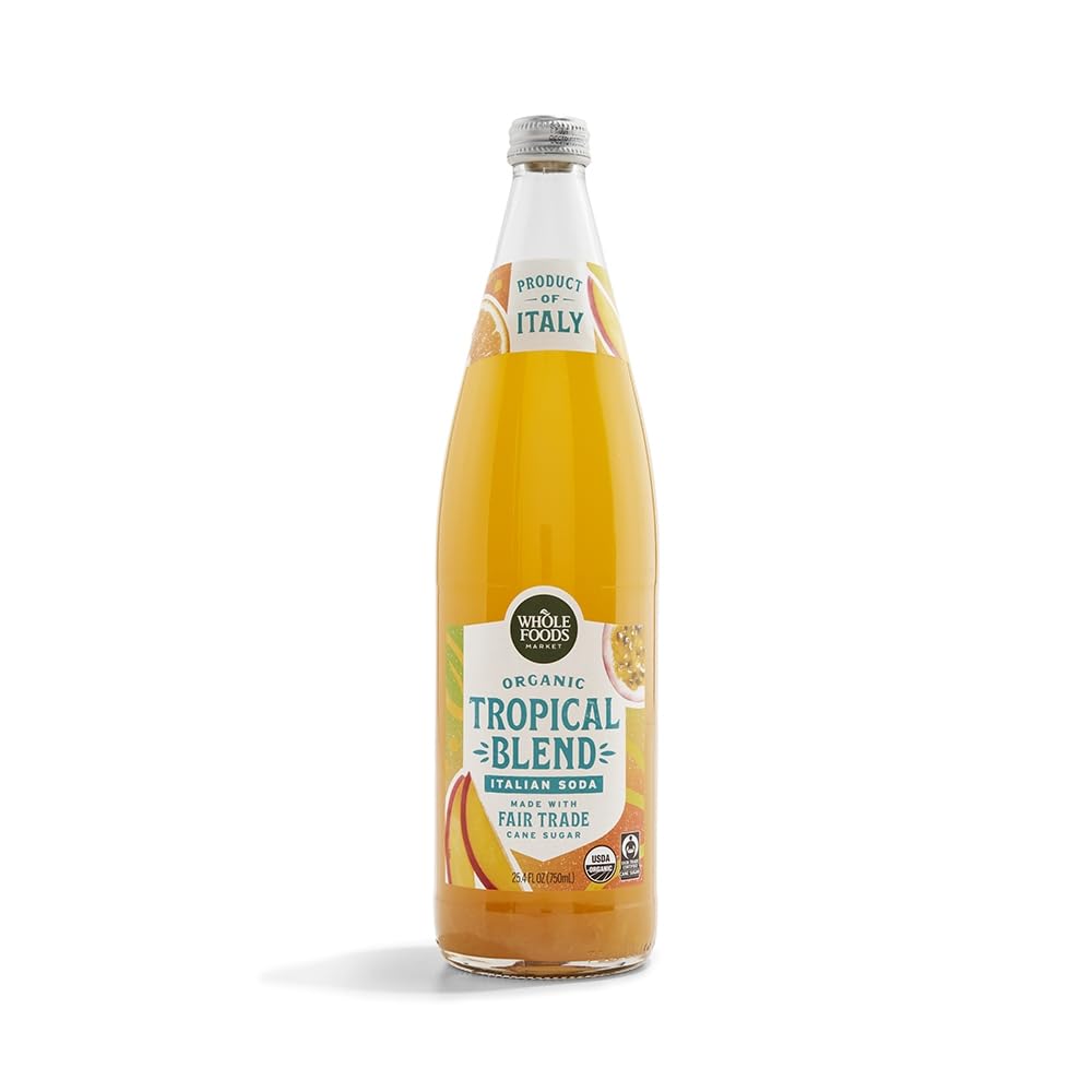 Whole Foods Market, Organic Tropical Blend Italian Soda, 25.4 Fl Oz Whole Foods Market, Organic Tropical Blend Italian Soda, 25.4 Fl Oz