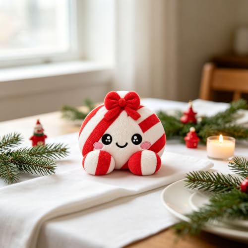Plush Stuffed Dumpling Squishies, 3.94" Big Rainbow Squishes with Steamer - image 5