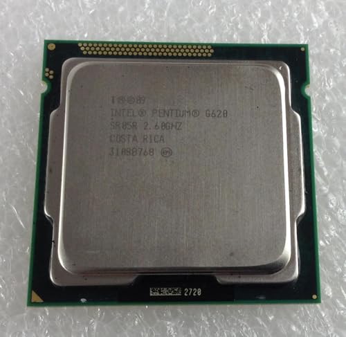 Processeur de rechange Intel G620 2,60 GHz pour unité centrale informatique