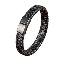 Amazon.co.jp: ステンレス鋼チャームメンズブレスレットレザー