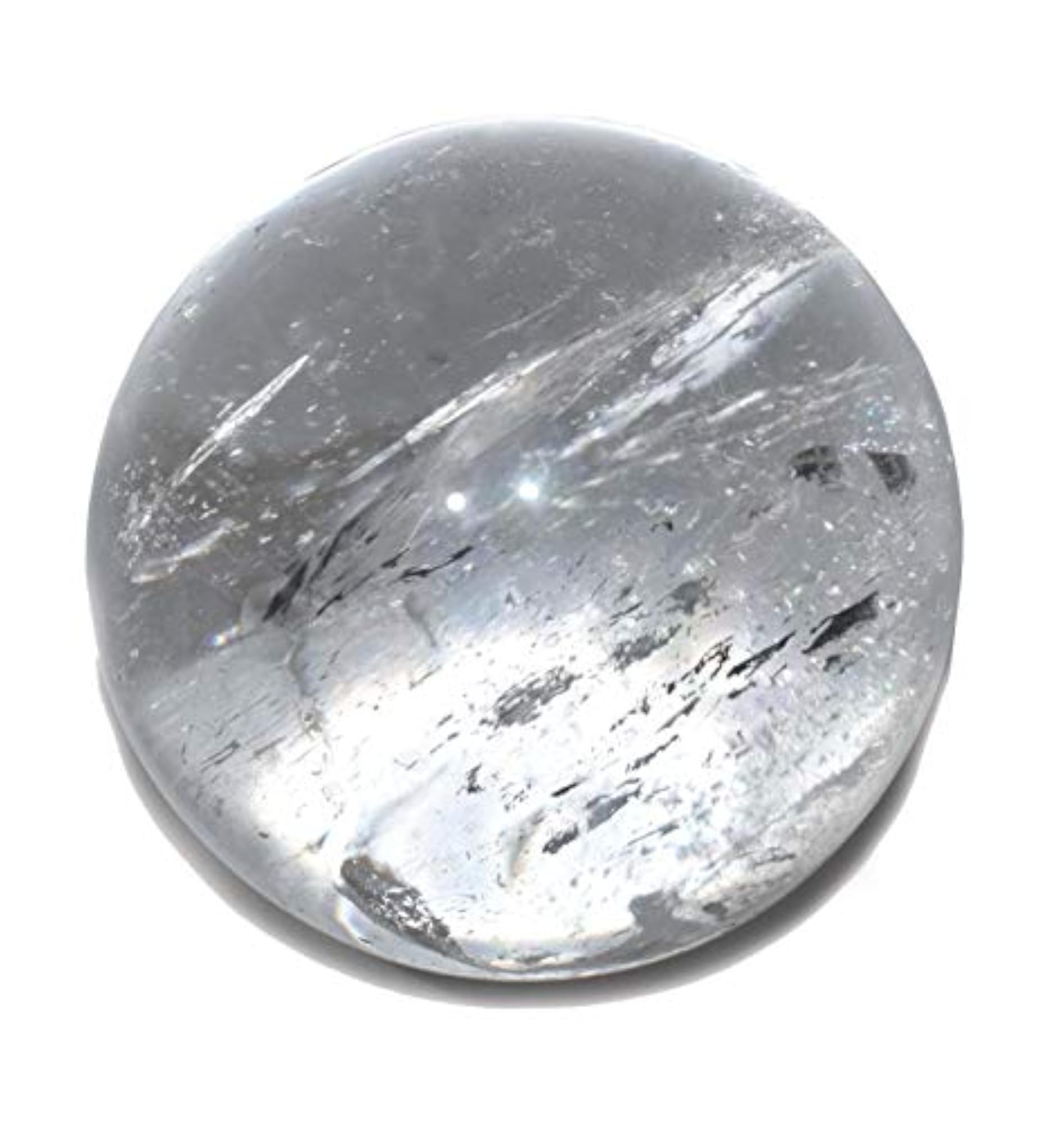 Quartz Sphere Ball for Chakra Balancing, Natural Healing Stone