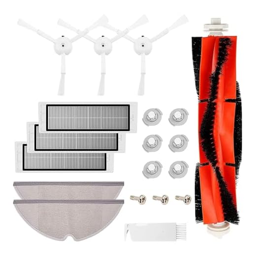 19 Pcs Accessories Kit Compatible With Xiaomi Robot Roborock S50 S51 S55 S5 S6,Replacement Brush & Filters For Xiaomi Vacuum Cleaner