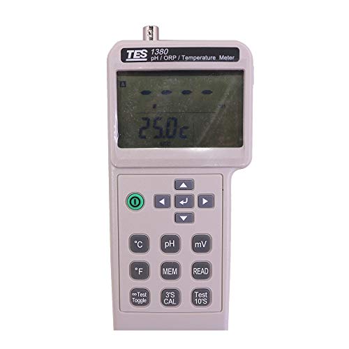 TES-1380K PH/ORP/Temperature Meter Water Quality Meter Oxidation Reduction Potential Tester TES-1380