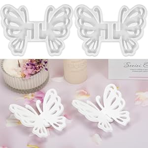 Kunoli Schmetterling Silikon Gießformen 2 Stück