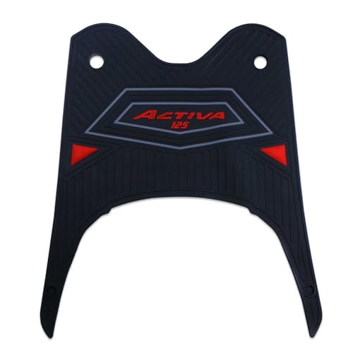 Image of Haran Floormat | Footmat Compatible for Honda Activa 125 (Red /Black)