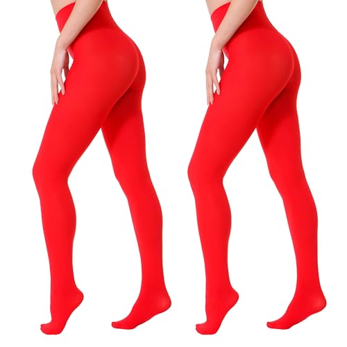 Image of EVERSWE 2 Pairs Pack Women's Opaque Tights