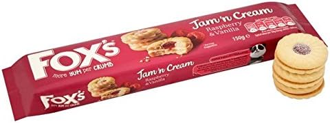 Foxs Jam n Cream Rings 150g