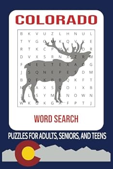 Colorado Word Search Puzzle Book: Word Searches with Easy to Read Print about Colorado, Wildlife, Camping, and More