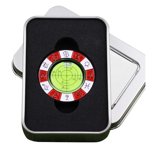 Leitor Verde Golfe - Nível de colocação de pista de golfe compacto à prova d'á - Marcador de bola d