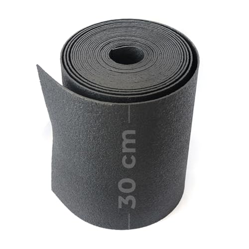 Jardiprotec Bordure, Bordure de Jardin Flexible en Plastique recyclé, Gris, 30cm x 10m