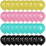 Tuoyi 100pcs 90s balloons Set, 90’s themed party decorations for adults, Back to the 80s 90s Party...