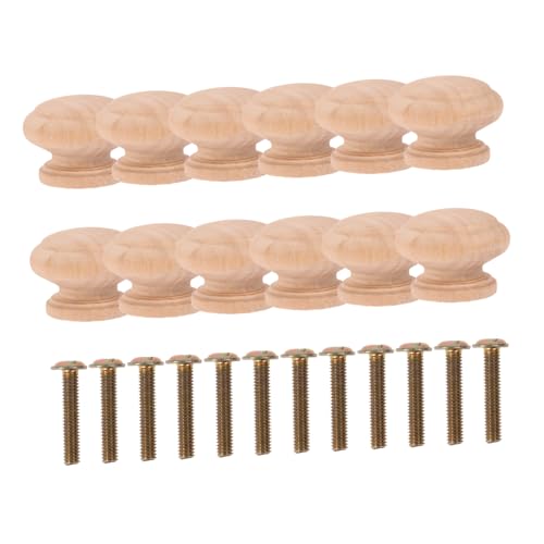 COLLBATH 12 piezas Tiradores Redondos para Muebles Manijas para Armarios Cocina con Tornillos Incluidos Accesorios para Muebles Fácil Instalación