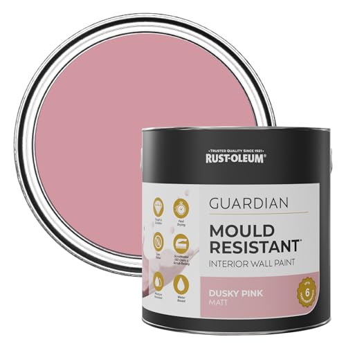 Rust-Oleum Pink Guardian Mould Resistant Wall Paint - Dusky Pink 2.5L