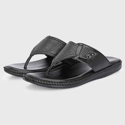 Image of Centrino Sandal for Men | Casual Open Toe Slippers /Flip Flop /Slides Anti Slip on for Men's | Modern slipper Look with Straps | Comfortable Casual look sandal for Men's (9511)