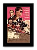 HWC Trading Baby Driver Geschenke Geduckter Poster 