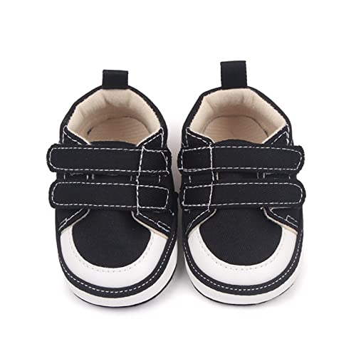 Infant Boys and Girls Baby Newborn Sneakers Cute Cartoon Walking Shoes Sticky Straps Flat Size 6 Infant Shoes Girls3