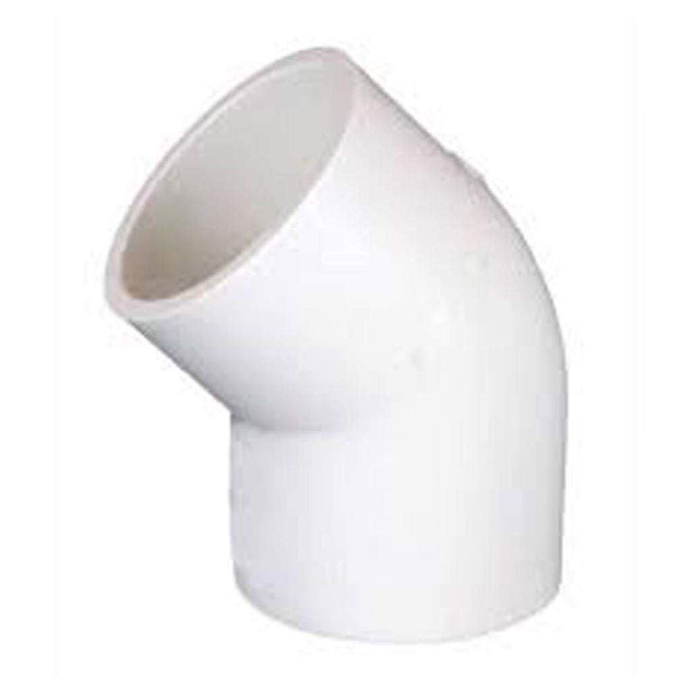 Prince UPVC Plastic Elbow 45 Degree Pipe Fitting 50mm (White) Pack of 2 (B07L6Y3B99) Amazon Price History, Amazon Price Tracker
