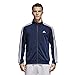 adidas Men's Essentials 3-Stripe Tricot Track Jacket, Collegiate Navy/White, X-Large