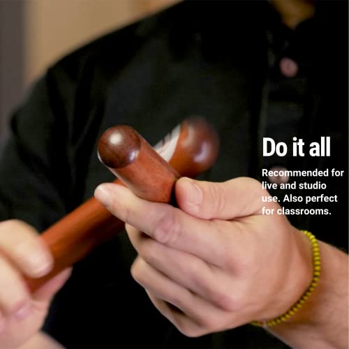 Meinl Percussion Select Hardwood Claves Musical Instrument Sticks — Not Made In China — For Live, Studio And Classrooms, 2-Year Warranty (Cl1Rw) #TOP4