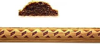 Melody Jane Dollhouse Decorative Beech Wood Dado Rail Wooden Patterned Trim